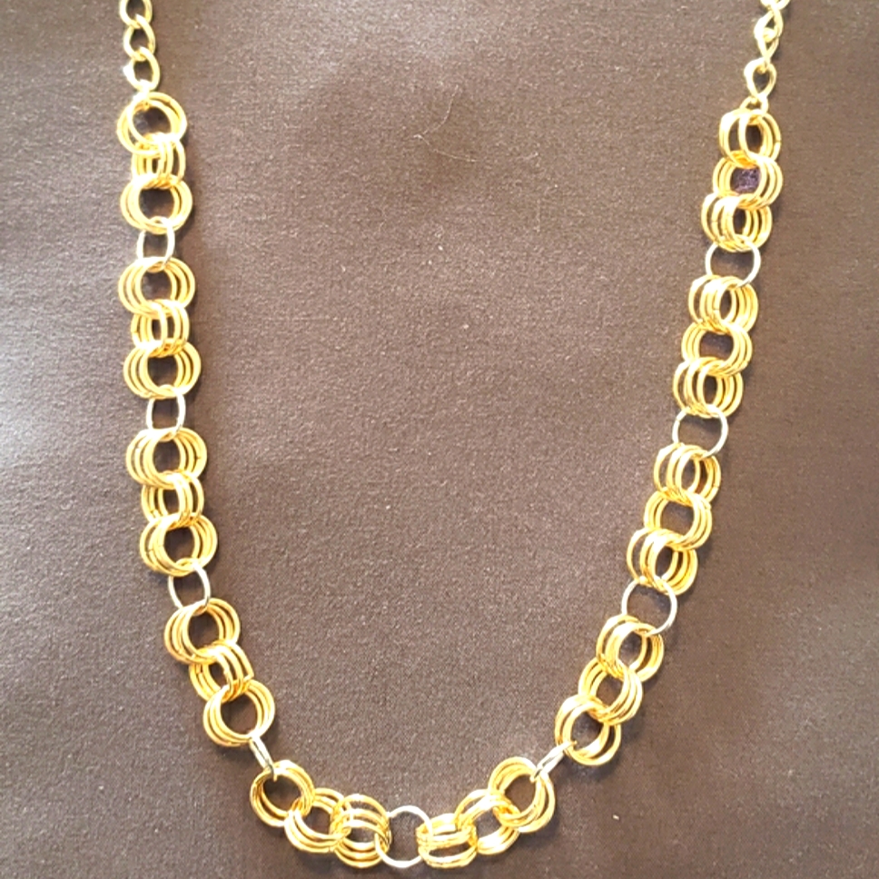 Elegant Handmade 18k Goldplated Chain Necklace